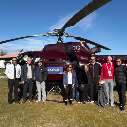 Scotland Golf, Scottish Golf Tourism Week, helicopter, Highlands, golf, Ingenious Travel